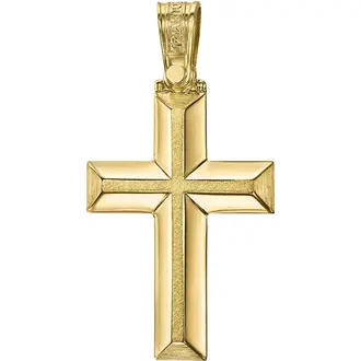TRIANTOS Yellow Gold Cross 14K 1.2.1381Y