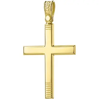 TRIANTOS Yellow Gold Cross 14K 1.7.1024Y