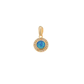 Μοτίφ Senza από επιχρυσωμένο ασήμι 925, με Opal