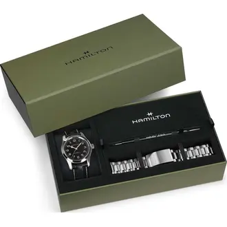 HAMILTON Khaki Field Murph Automatic 42mm Bracelet Bundle H70605732