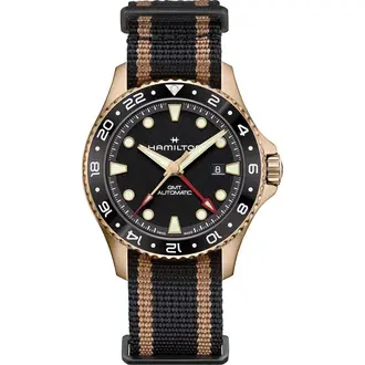 HAMILTON Khaki Navy Scuba Automatic GMT 43mm Bronze H82565930