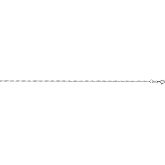 ALORO White Gold Chain 9K ΑΣΓ025-45-9