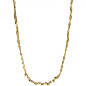 JUST CAVALLI Glam Chic Gold Stainless Steel Necklace JCNL00020200