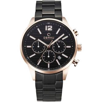 OBAKU Skov Ink Dual Time V205GUVBSB
