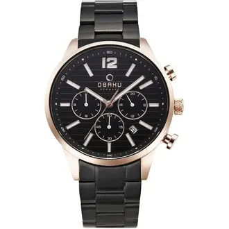 OBAKU Skov Ink Dual Time V205GUVBSB