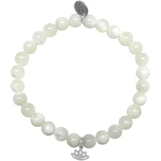 CO88 Celestial Bead Bracelet MOP Adjustable 8CB-17037