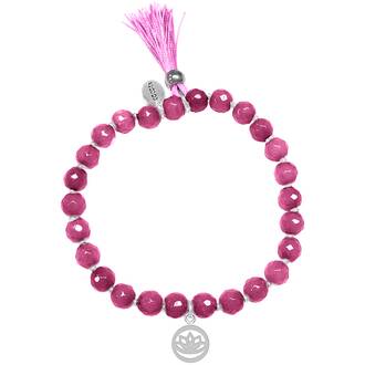 CO88 Serenity Steel Bracelet Natural Stone Adjustable 8CB-40007