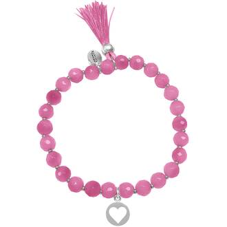 CO88 Serenity Steel Bracelet Natural Stone Adjustable 8CB-40011