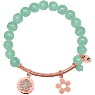 CO88 Beloved Steel Bracelet Natural Stone Adjustable 8CB-50003