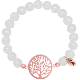 CO88 Beloved Steel Bracelet Natural Stone Adjustable 8CB-80011