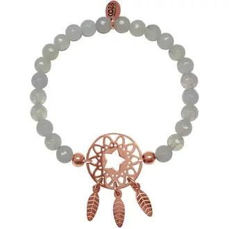CO88 Beloved Steel Bracelet Natural Stone Adjustable 8CB-80021