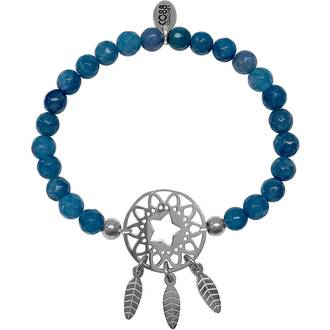 CO88 Beloved Steel Bracelet Natural Stone Adjustable 8CB-80023