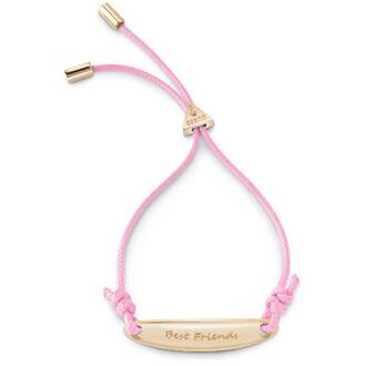 GUESS Best Friends Leather Rhodium Plated Bracelet UBB85046-L