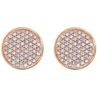 TOMMY HILFIGER Crystals Rose Gold Stainless Steel Earrings 2780134