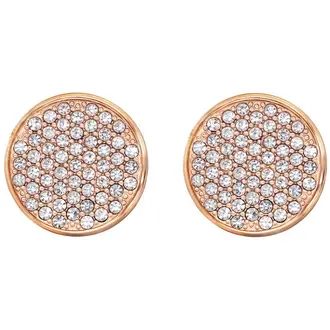 TOMMY HILFIGER Crystals Rose Gold Stainless Steel Earrings 2780134