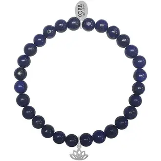 CO88 Stainless Steel Natural Stones Adjustable Bracelet 8CB-17042