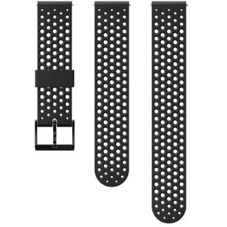 SUUNTO 20mm Athletic 1 Black Black Silicon Strap SS050177000