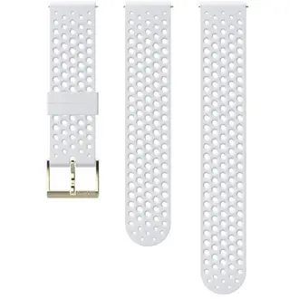 SUUNTO 20mm Athletic 1 White Gold Silicon Strap SS050179000