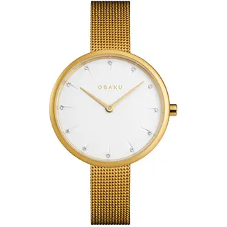 OBAKU Notat Gold Crystals V233LXGIMG