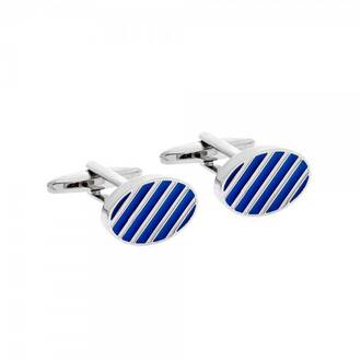 Μανικετόκουμπα SENZA Silver Blue