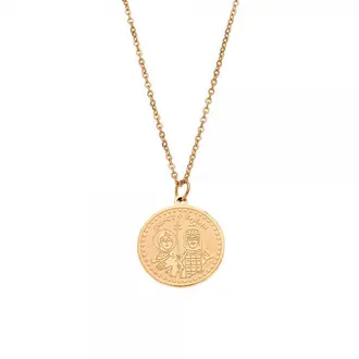 Κολιέ Γυναικείο SΕΝΖΑ Steel Gold Plated