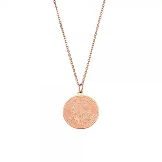 Κολιέ Γυναικείο SΕΝΖΑ Steel Rose Gold Plated