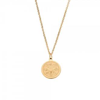 Κολιέ Γυναικείο SΕΝΖΑ Steel Gold Plated