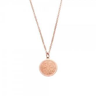 Κολιέ Γυναικείο SΕΝΖΑ Steel Rose Gold Plated