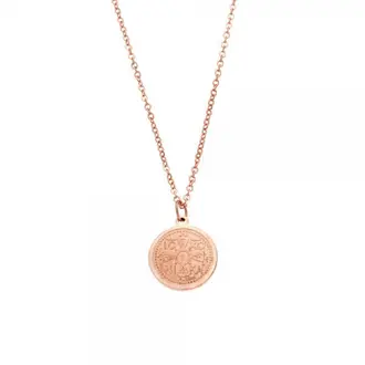 Κολιέ Γυναικείο SΕΝΖΑ Steel Rose Gold Plated