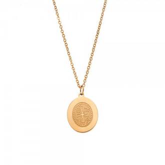 Κολιέ Γυναικείο SΕΝΖΑ Steel Gold Plated