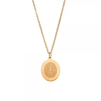 Κολιέ Γυναικείο SΕΝΖΑ Steel Gold Plated