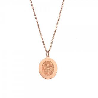 Κολιέ Γυναικείο SΕΝΖΑ Steel Rose Gold Plated