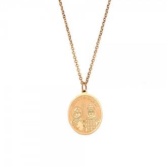 Κολιέ Γυναικείο SΕΝΖΑ Steel Gold Plated