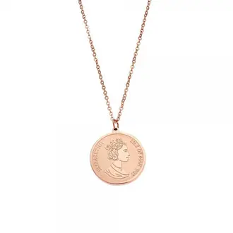 Κολιέ Γυναικείο SΕΝΖΑ Steel Rose Gold Plated