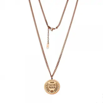 Κολιέ Senza Steel Rose Gold Plated