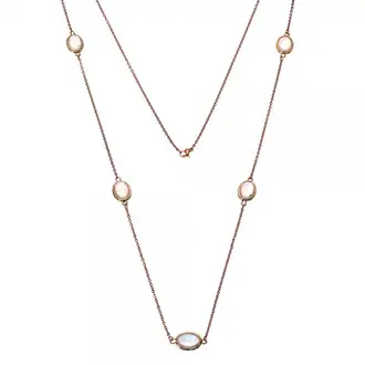 Κολιέ Γυναικείο SΕΝΖΑ Rose Gold Steel