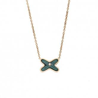 Κολιέ Γυναικείο SΕΝΖΑ Steel Gold Plated