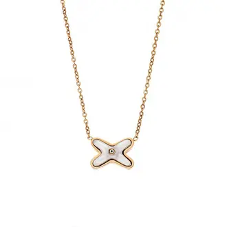 Κολιέ Γυναικείο SΕΝΖΑ Steel Gold Plated