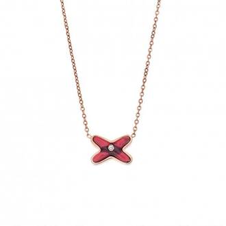 Κολιέ Γυναικείο SΕΝΖΑ Steel Rose Gold Plated