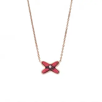Κολιέ Γυναικείο SΕΝΖΑ Steel Rose Gold Plated