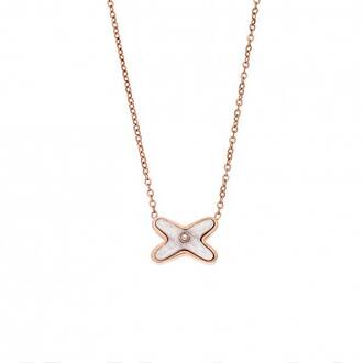 Κολιέ Γυναικείο SΕΝΖΑ Steel Rose Gold Plated
