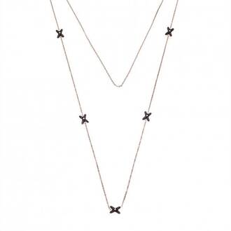 Κολιέ Γυναικείο SΕΝΖΑ Steel Rose Gold Plated