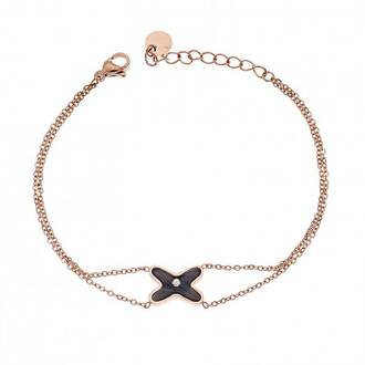 Βραχιόλι Senza Rose Gold Steel