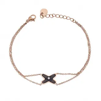 Βραχιόλι Senza Rose Gold Steel