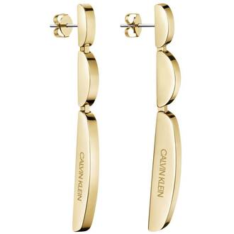 CALVIN KLEIN Wavy Stainless Steel Earrings KJAYJE100100