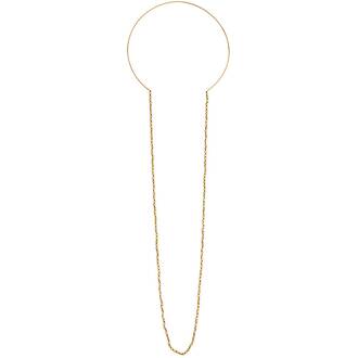 BREEZE Handmade Long Collar Gold Stainless Steel 100cm Necklace 410015.1