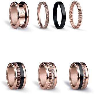 BERING Symphony Set Arctic Nights Stainless Steel Ring ARCTICNIGHTS