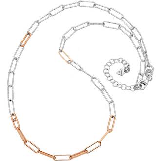 VOGUE Κολιέ Δίχρωμο Αλυσίδα Από Ασήμι 925 5530406