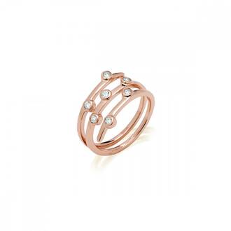 JCOU Round Minimal Silver 925 Ring JW906R0-02
