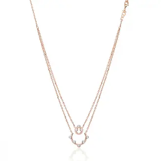 JCOU Round Minimal Silver 925 Necklace JW906R1-01